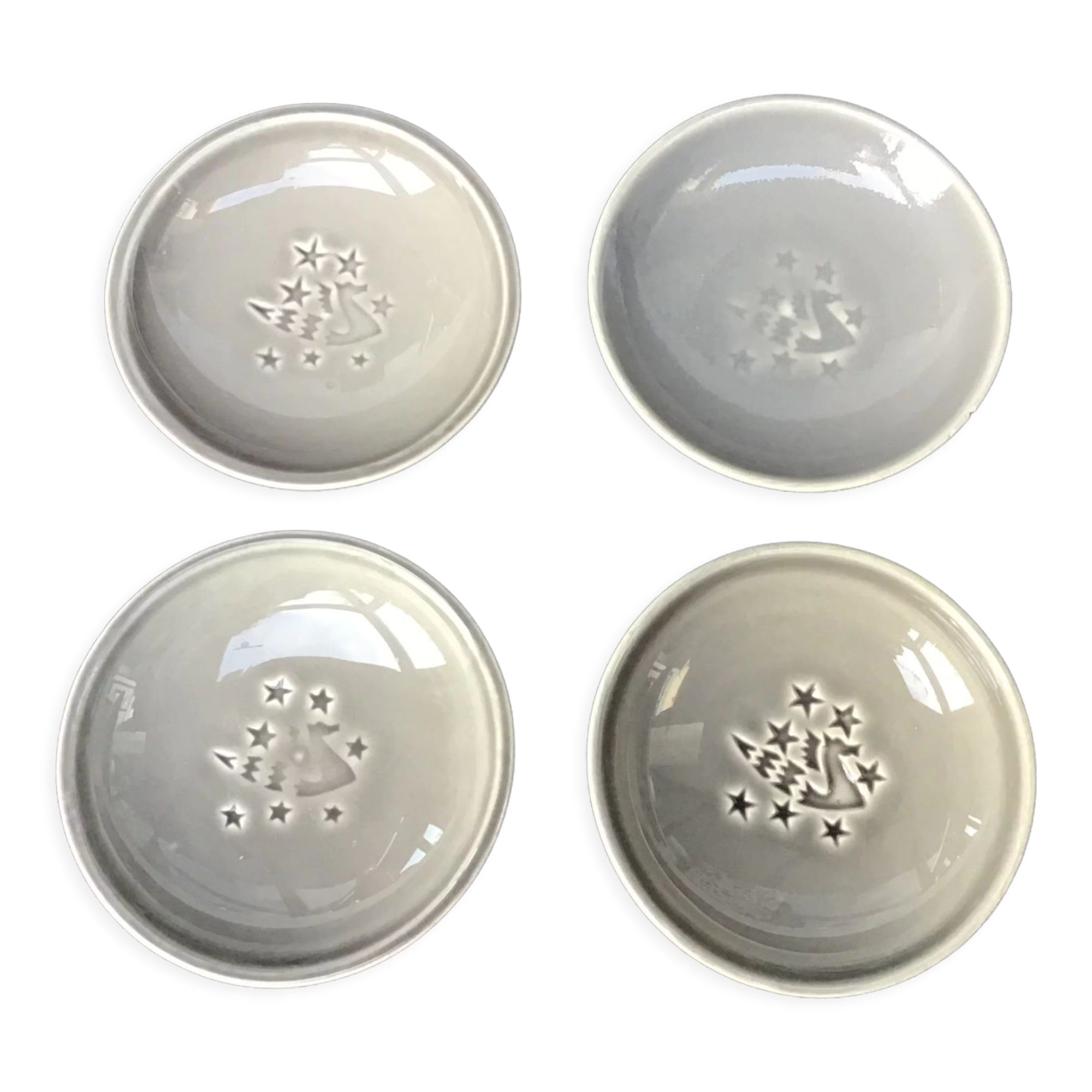 Set of 4 Gien cups for Concorde Air France