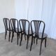 Chaises de salle à manger STOL Kamnik vintage : ensemble de 4 des années 1970, style moderne du milieu du siècle.