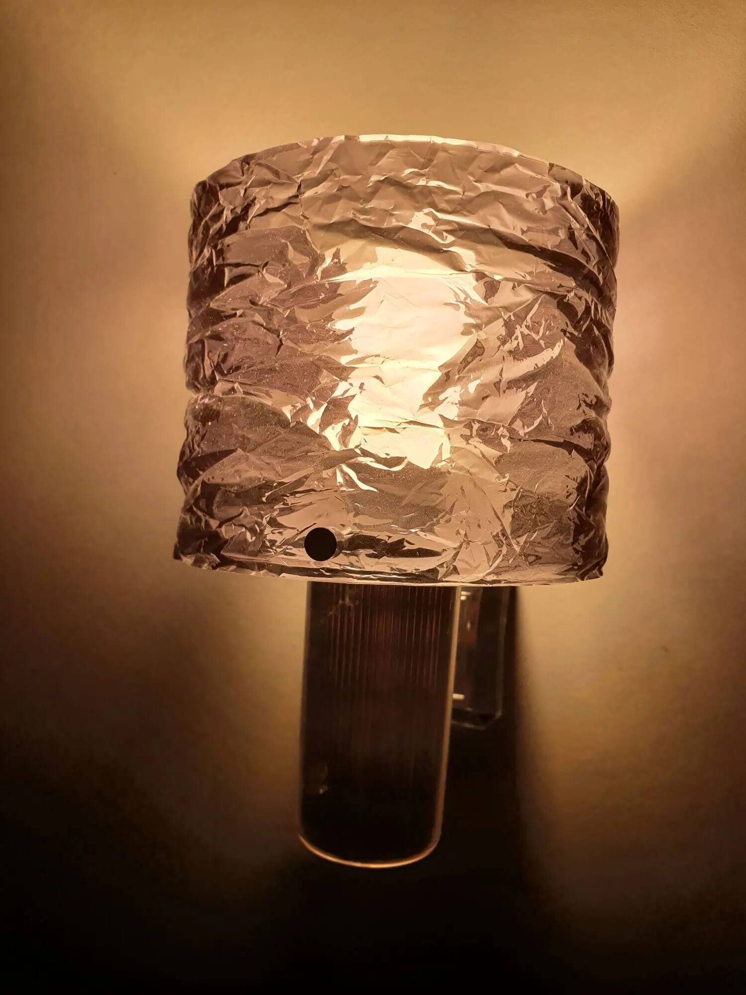 Pair of purple wall lights from the 70s