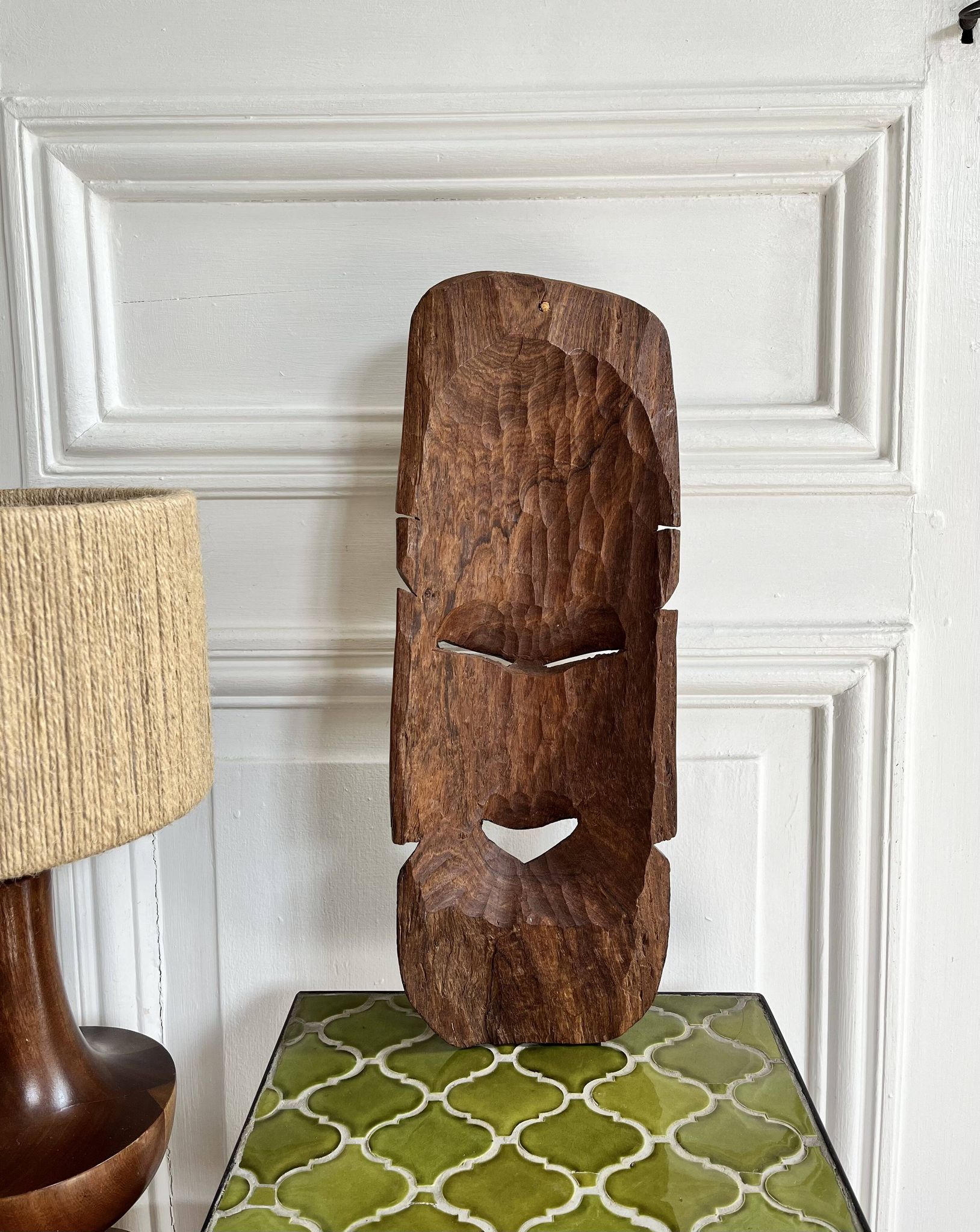 African wooden mask