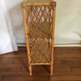 Vintage rattan shelf