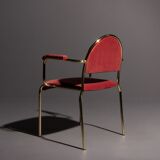 Hollywood Regency chair with or without armrest