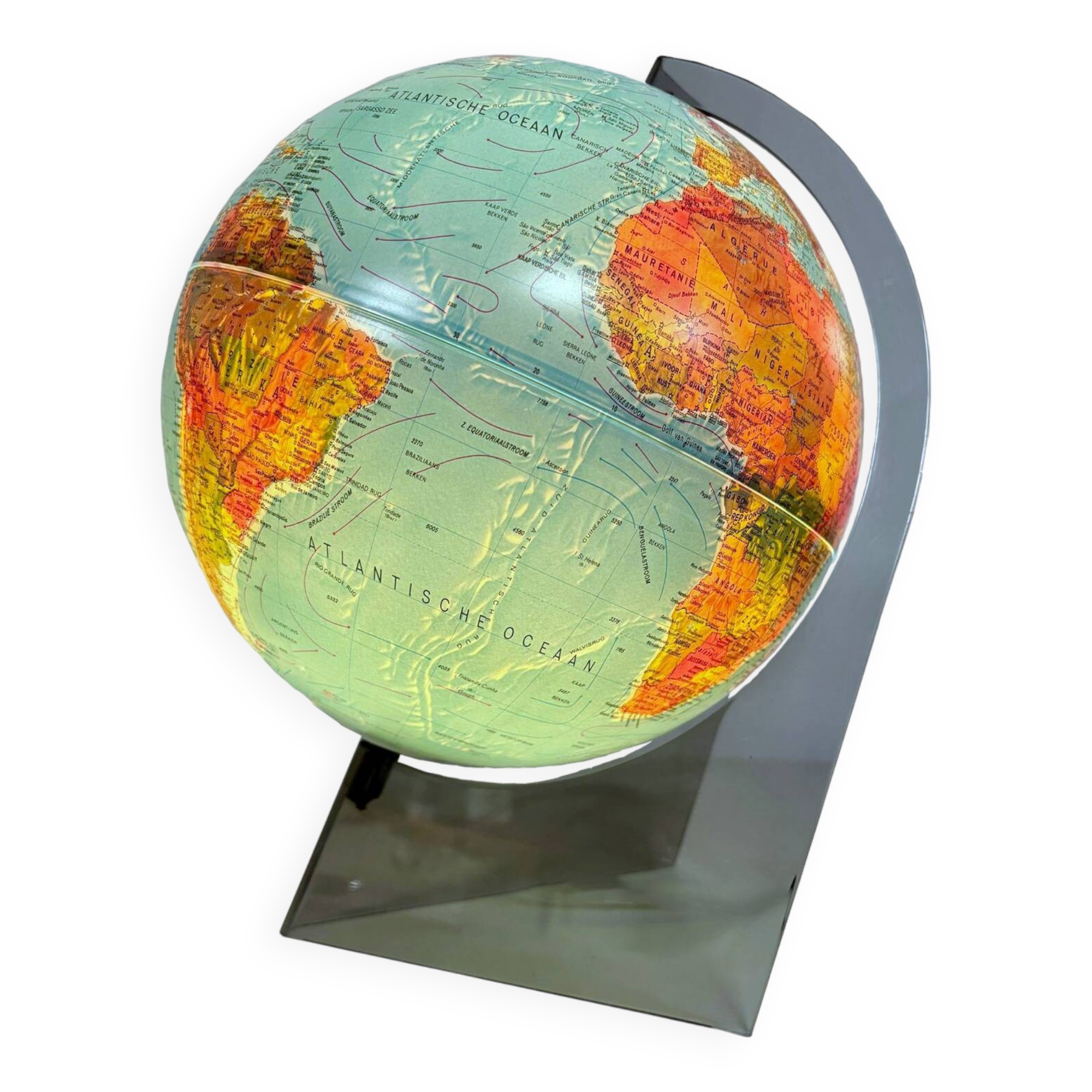 Vintage Illuminated Globe • Scan Globe AS • Plexiglas • 1983