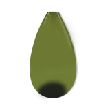 Glass vase drop 15 cm in height