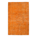 6x9 Pumpink orange vintage rug 181x287Cm SK 3400