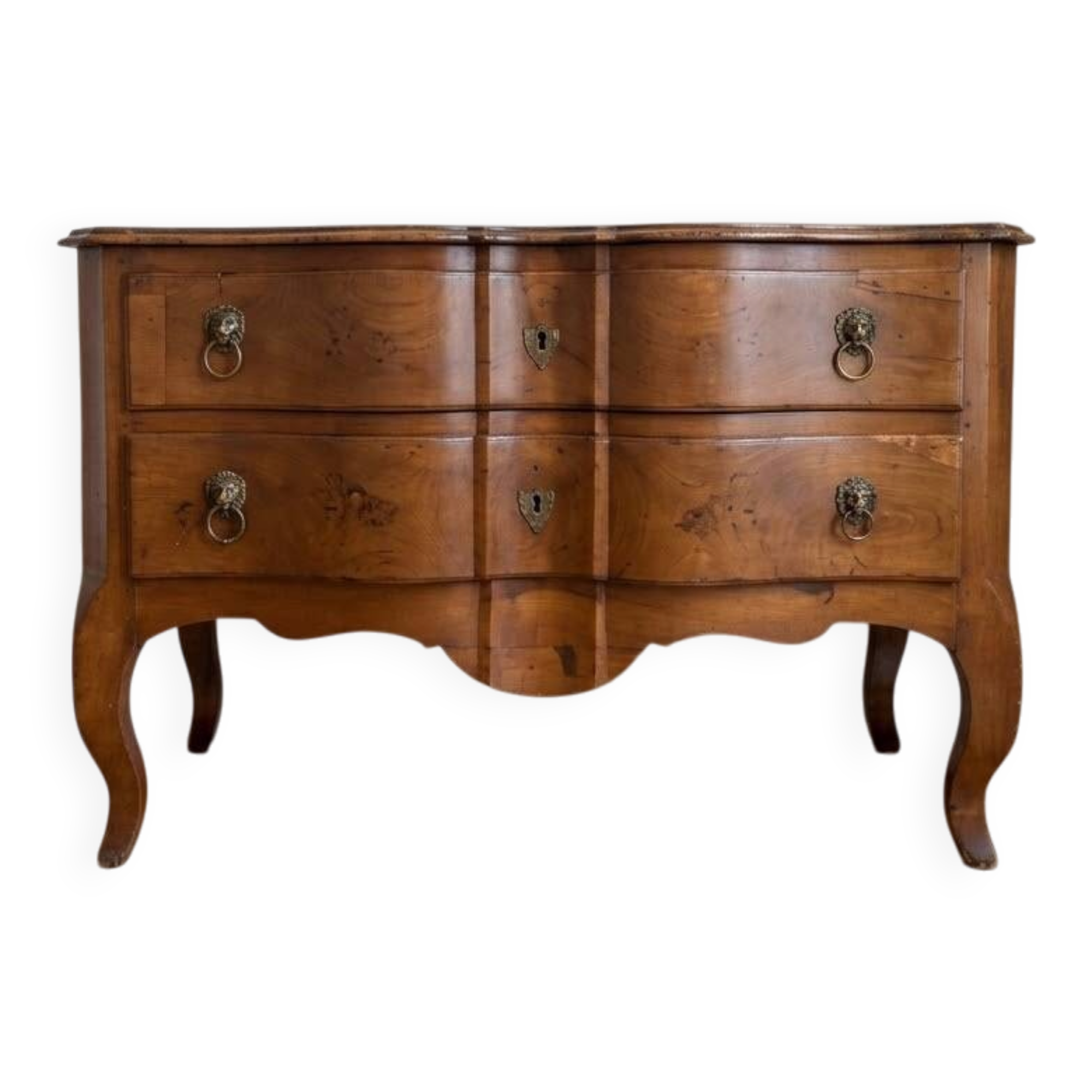 Provincial Louis XV commode in wood