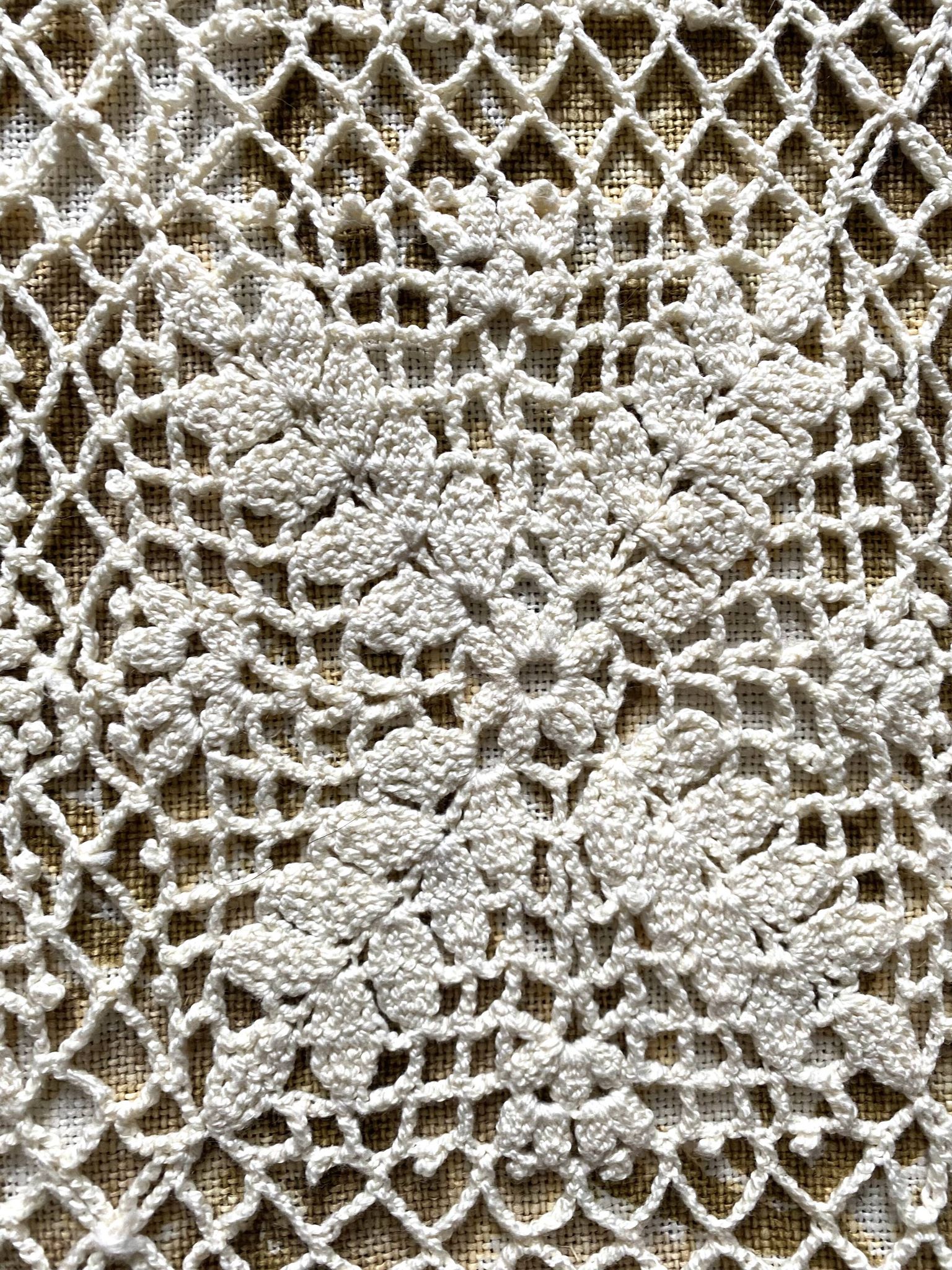 Plaid , jeté de lit crochet 90X140 cm