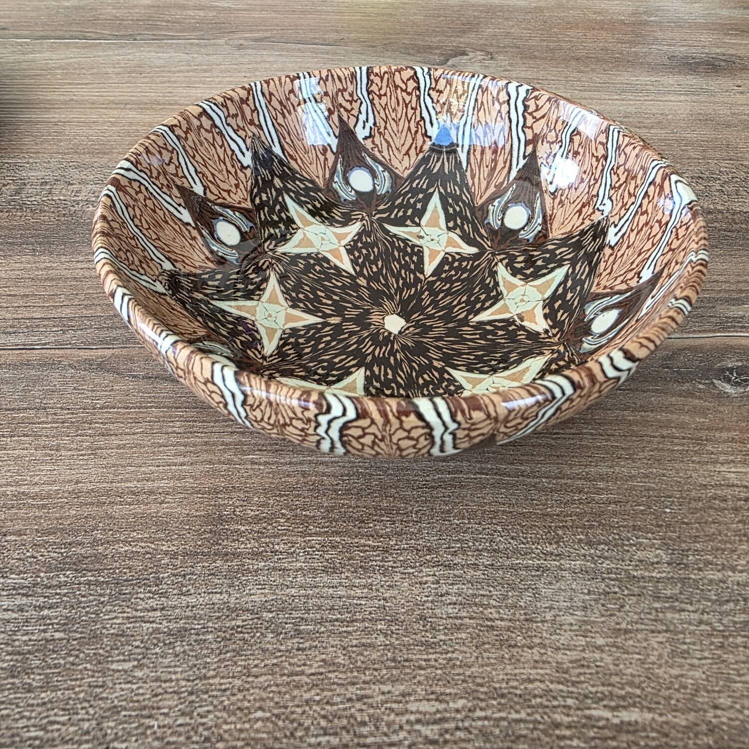 Rare Lot 3 Bowls GERBINO Vallauris – Mixed Earth Mosaic