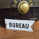 Enameled Office Plate - Old enameled plate