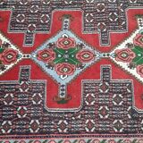 Hand knotted wool carpet 75x132cm