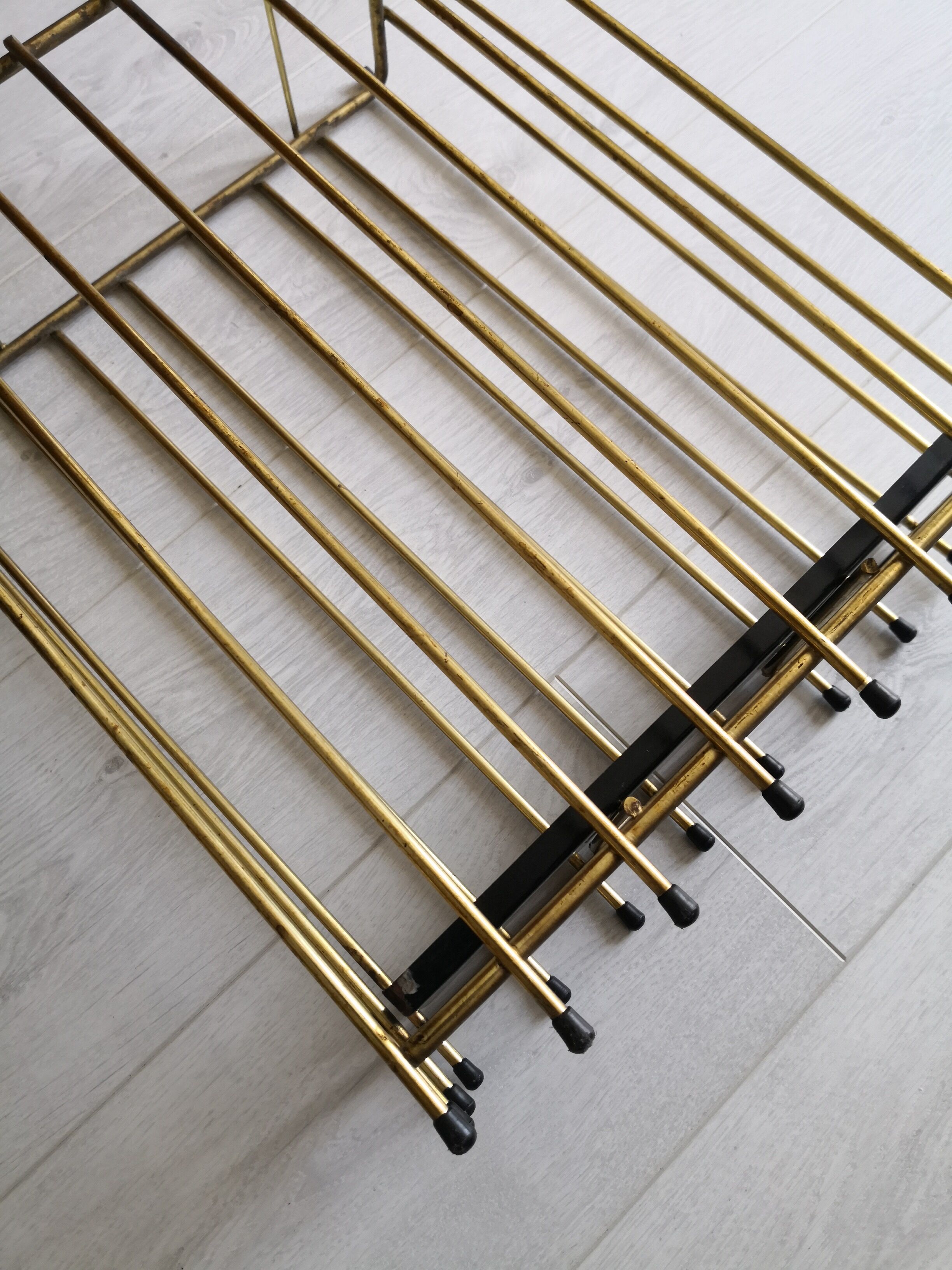 Golden umbrella holder 50/60 years