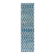 Moroccan Berber Tulu Runner Rug in Light Blue Color. 100 Wool