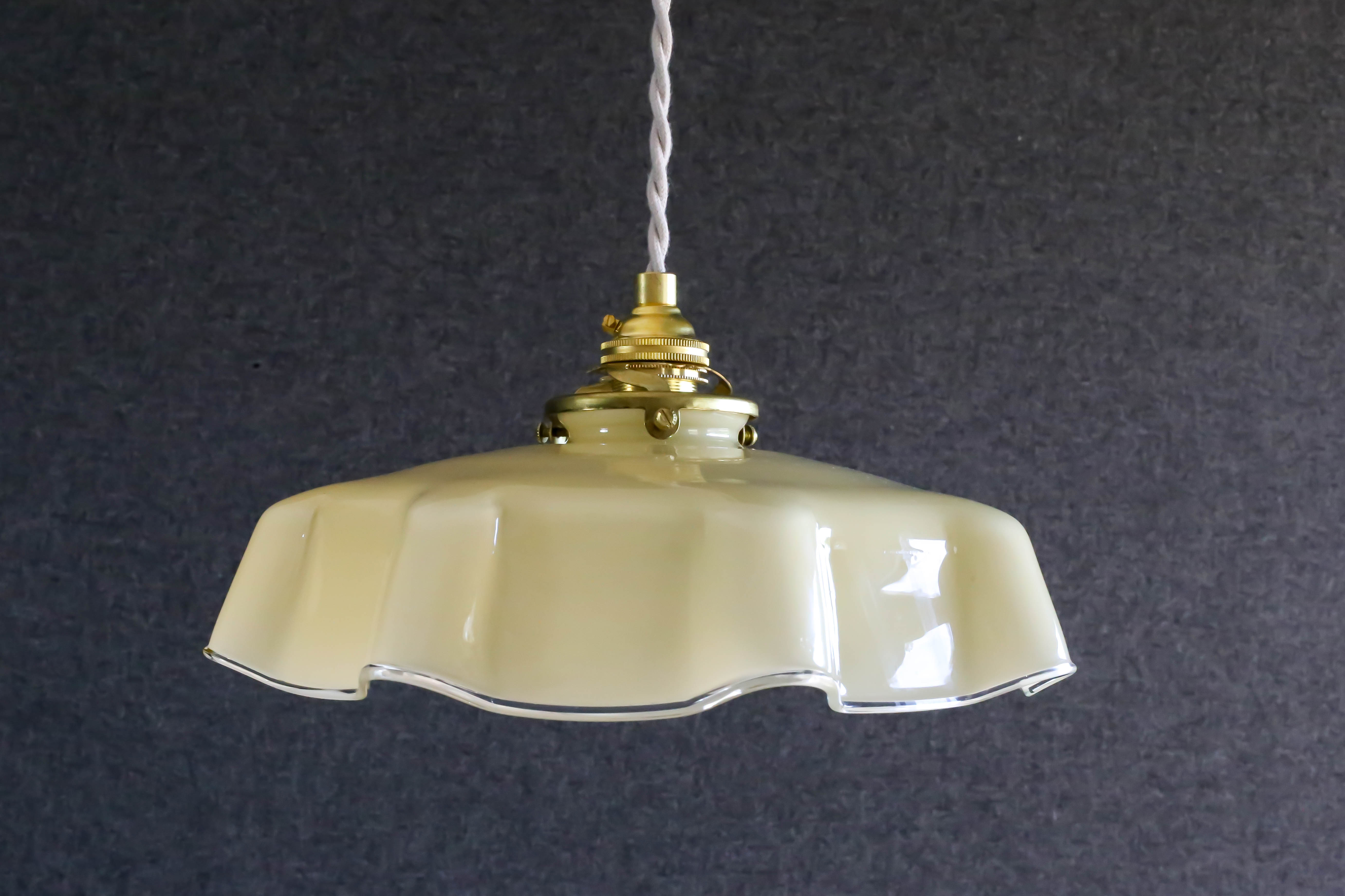 French hanging lamp circa 1950