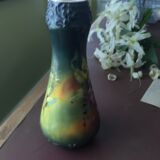 painted ceramic vase