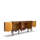 Walnut buffet, antique Italian, 1930s.