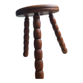 Wooden tripod stool