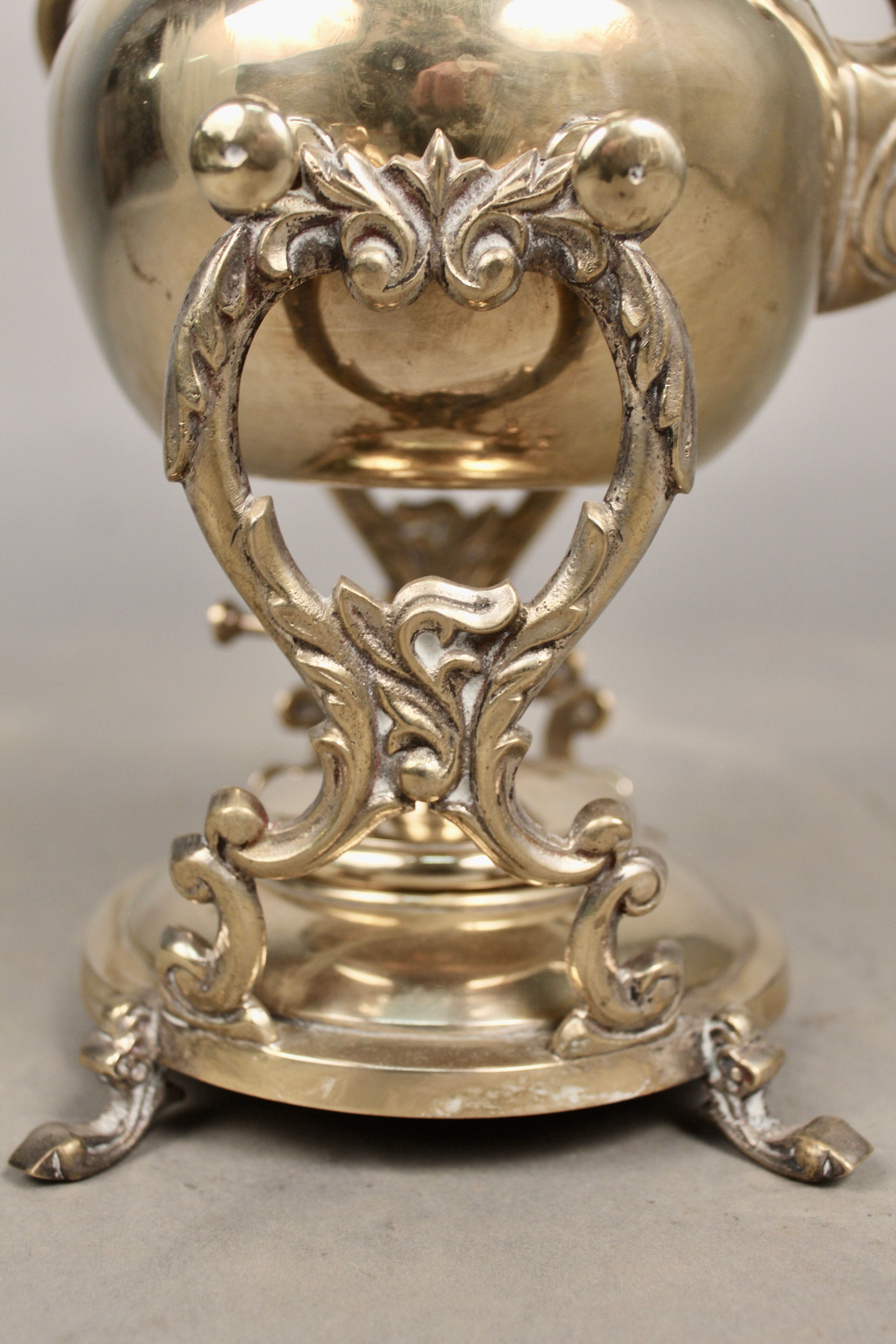 Samovar silver metal late 19th