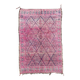 Vintage pink Berber rug from Boujad