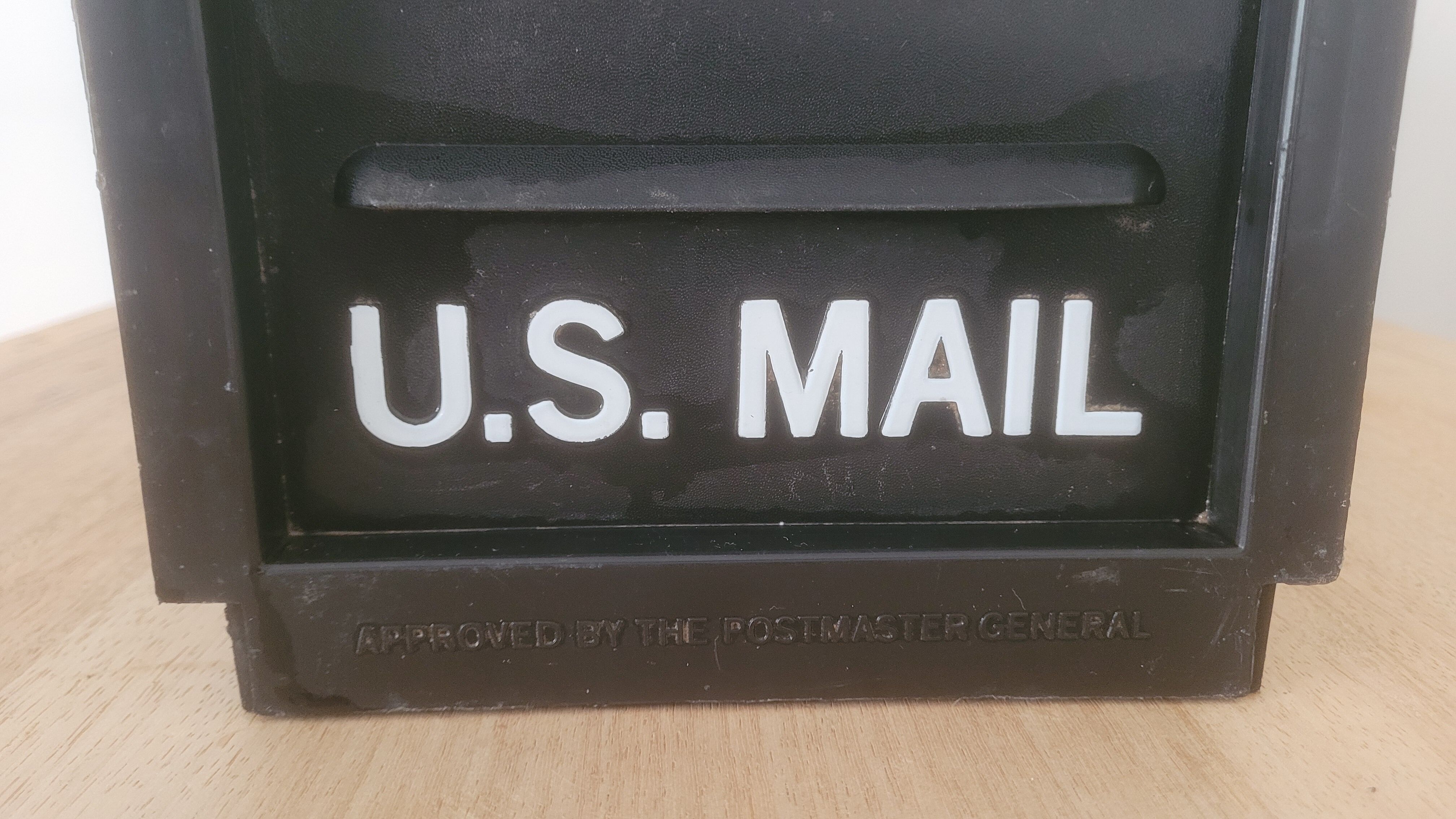 Authentic Black American Mailbox