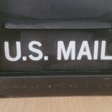 Authentic Black American Mailbox