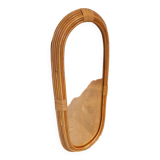 Vintage rattan mirror