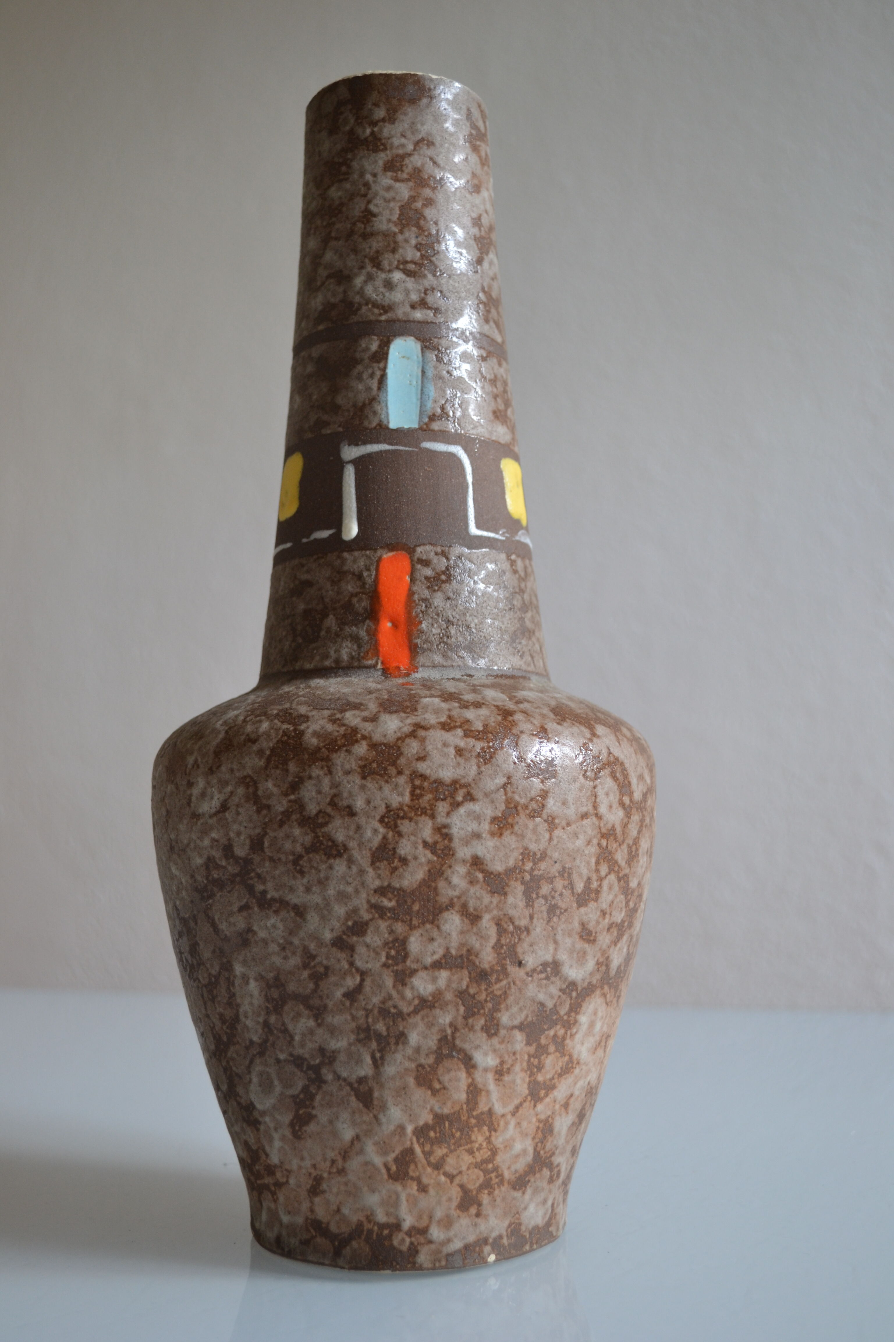 Ceramic pitcher vase midcentury 50's