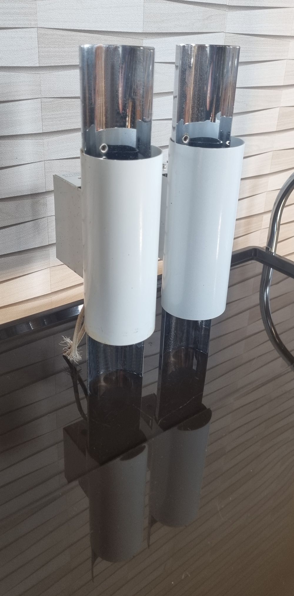 Pair of wall lamps Stilnovo, Model 2703, vintage, 70s