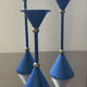 Trio of vintage candle holders from the 80s