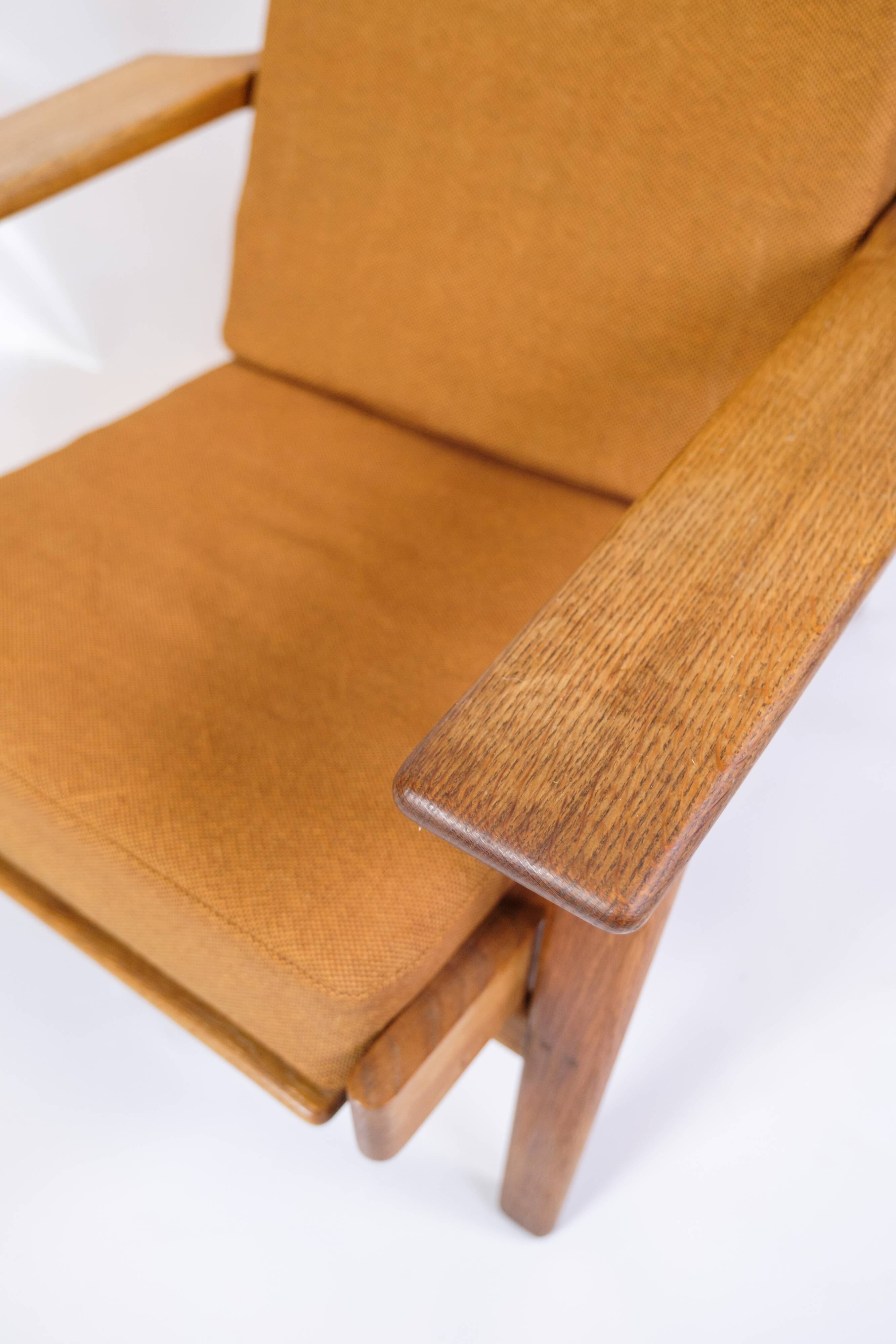 Armchair Model GE290a With High Back Made In Oak By Hans J. Wegner