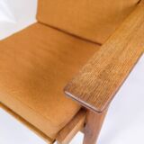 Armchair Model GE290a With High Back Made In Oak By Hans J. Wegner