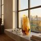 Murano Sommerso Vase OBALL Signed & Labeled 24k Gold H30cm 2.5kg New
