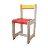 Painted wooden Bauhaus chair