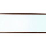 Miroir scandinave horizontal en palissandre de Rio 139x47cm