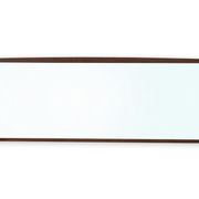Miroir scandinave horizontal en palissandre de Rio 139x47cm
