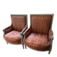 Pair of Louis XVI style armchairs