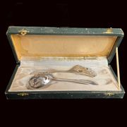 Arts de la table couverts confiserie métal argenté Ercuis début XXème