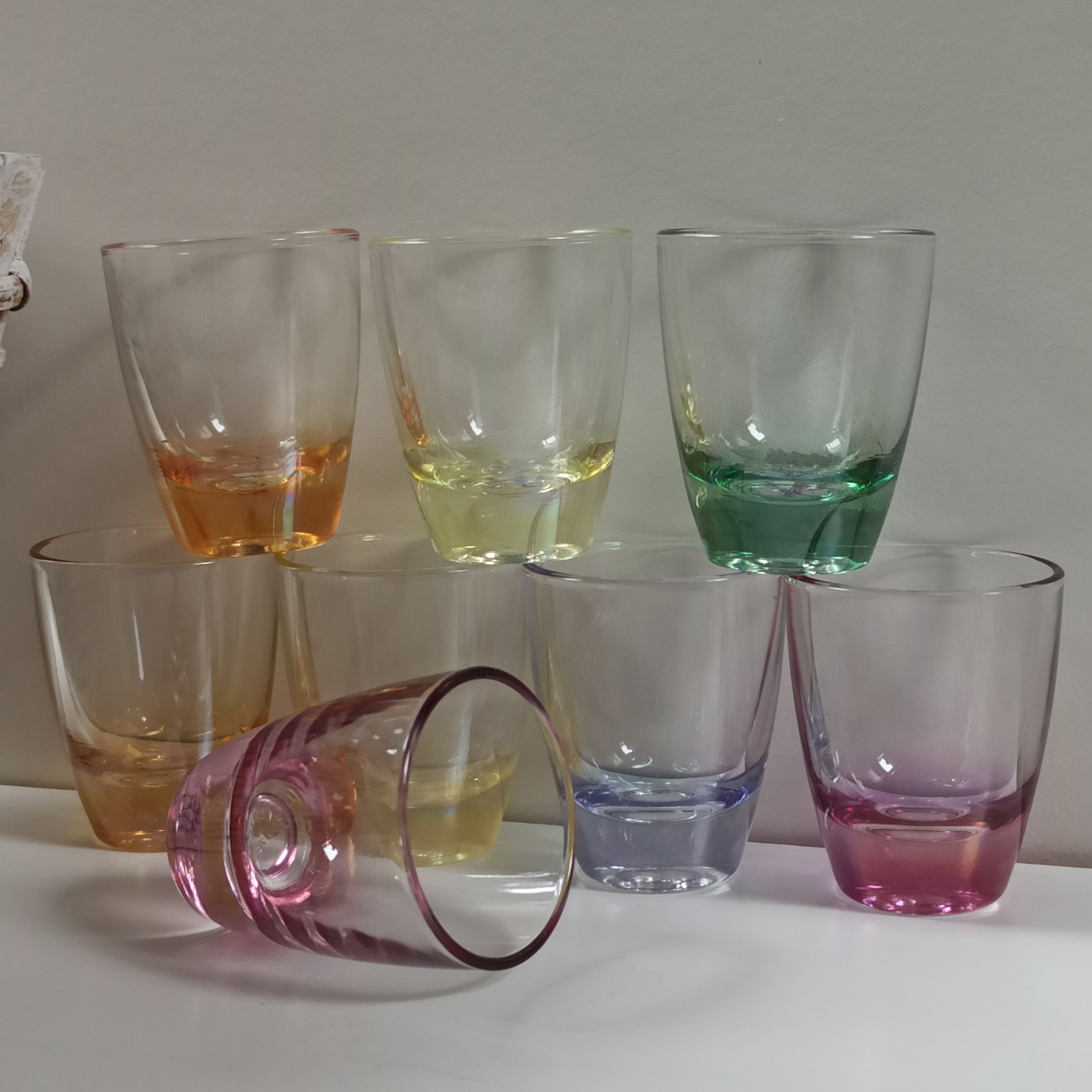 Small vintage glasses Made in France