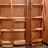 Art Deco walnut wardrobe