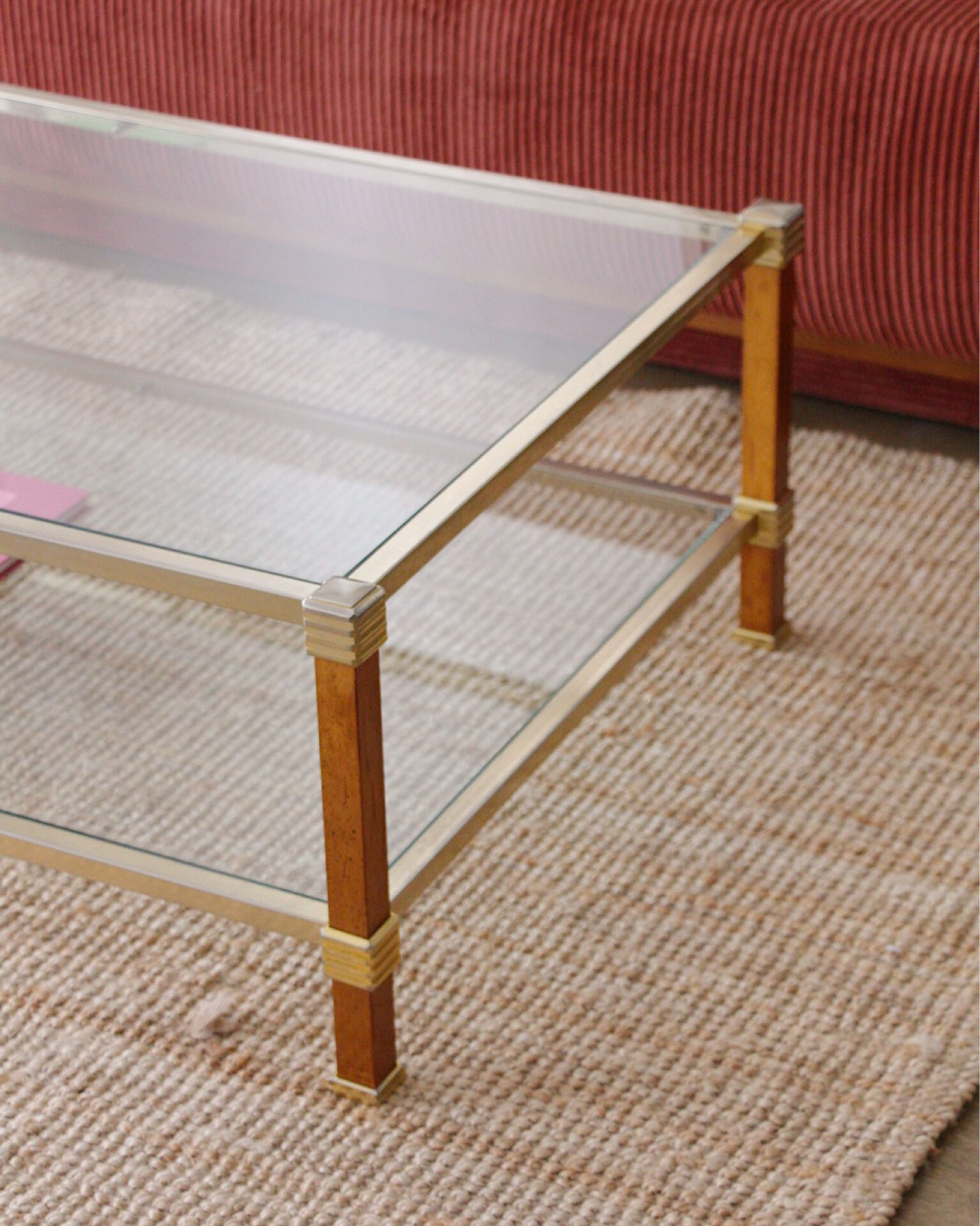 1970s double-top coffee table
