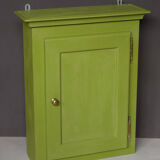 Green cabinet to hang painted and waxed