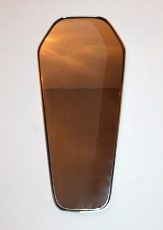 Asymmetrical vintage 50'60 ' free-form mirror, 33x73cm