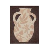 Painting on paper 30x40cm vase painting H822 signed Eawy