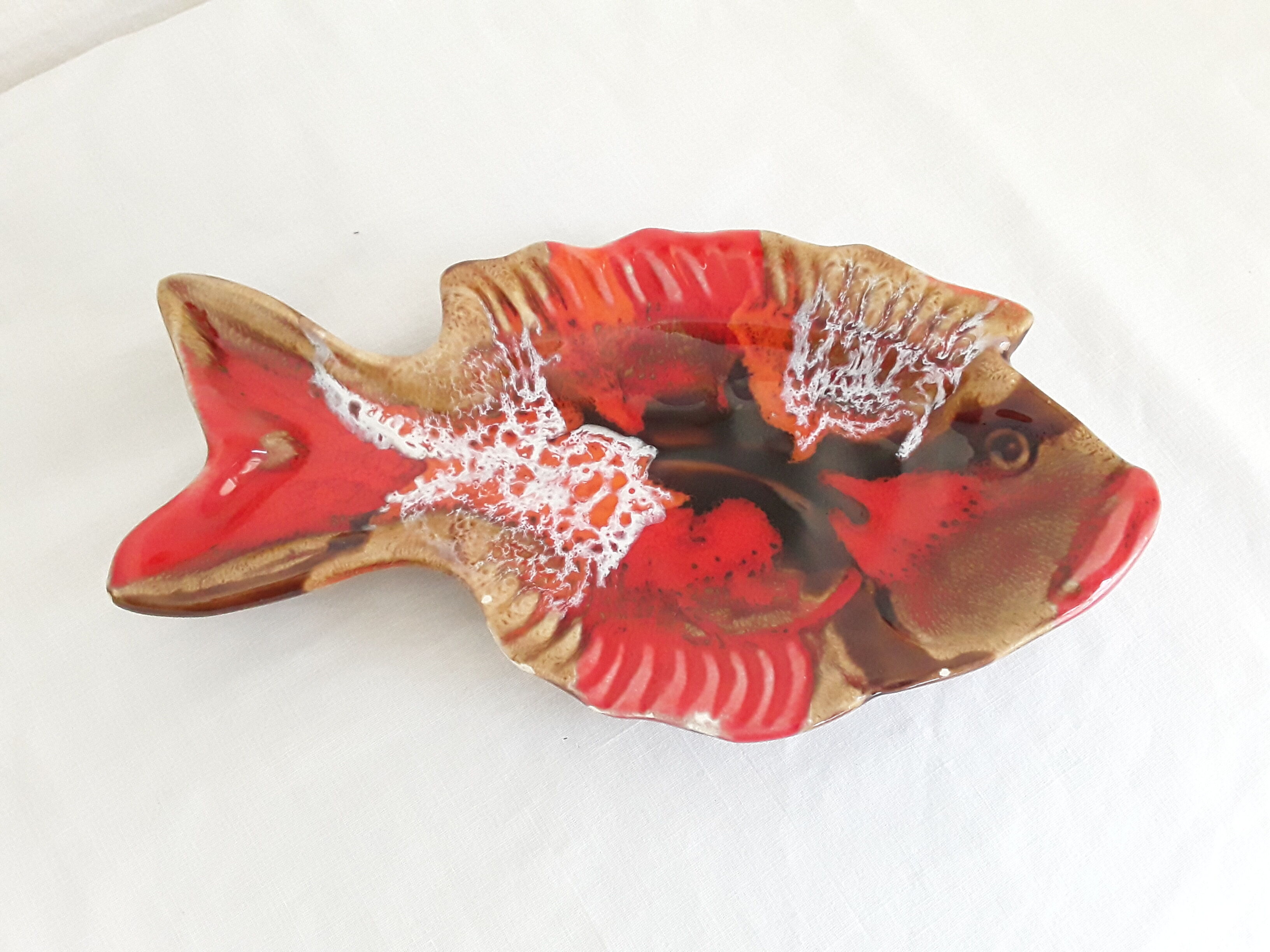Vintage fish ceramic Vallauris