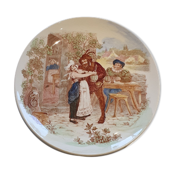 Plat faïence