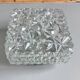 Small ceiling light or square vintage moulded glass wall light.