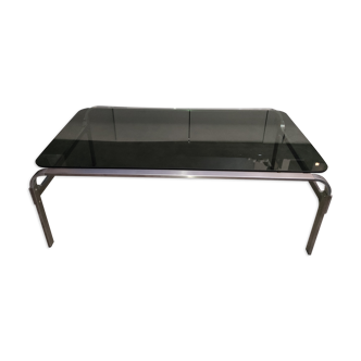 Vintage coffee table 1970 aluminium