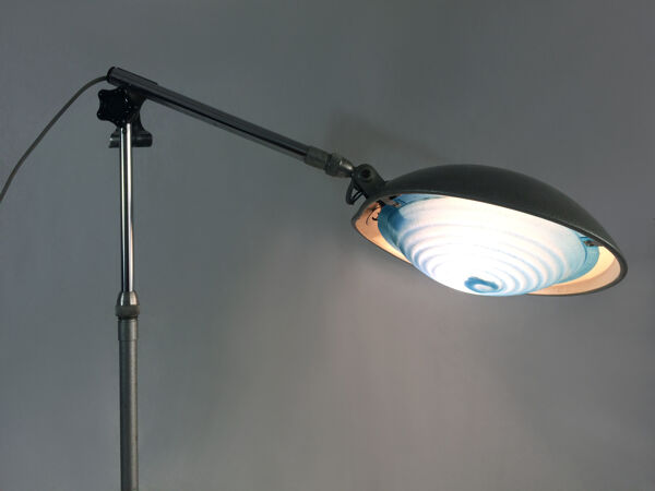 Ancienne lampe de bureau Ferdinand Solere pour Solère Paris, années 50