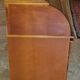 Secretary desk with a teak curtain roll down