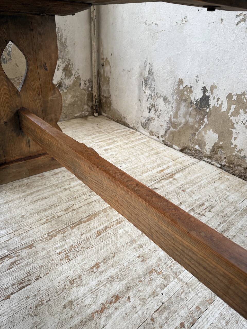 Monastery-style farmhouse table, pine, 210cm