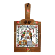 Hand-painted tiled cutting board